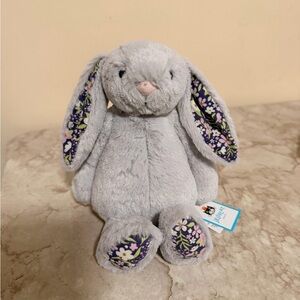 Jellycat my name is blossom grey bunny bloom little size